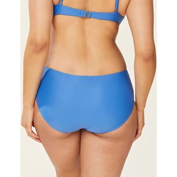🐿️ NWT Andie Swim The Hipster Bikini Bottoms In HRZ Blue Size XXXL - Picture 2 of 7
